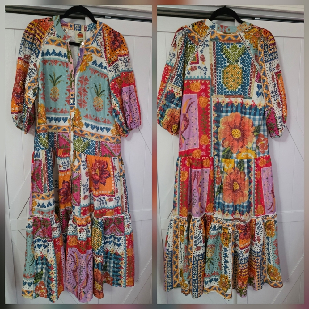 S/M Farm Rio Maxidress - Picture 2 of 3